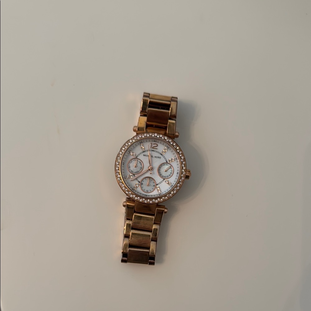 Michael Kors Rose Gold Chronograph Watch